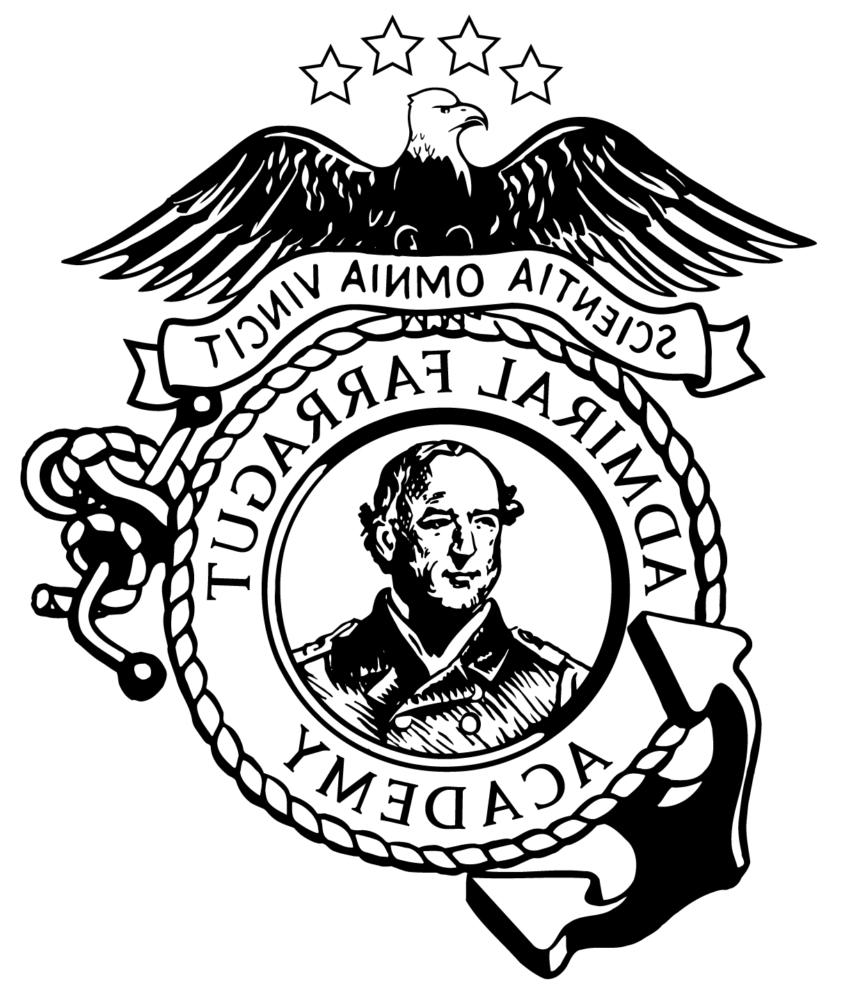 法拉古特海军上将学院校徽